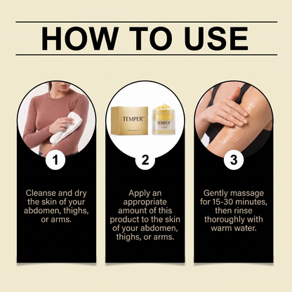 TEMPER Gold Thermal Massage Gel
